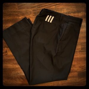 Men’s 3 Stripe Adidas Golf Pants size 34x31 Black